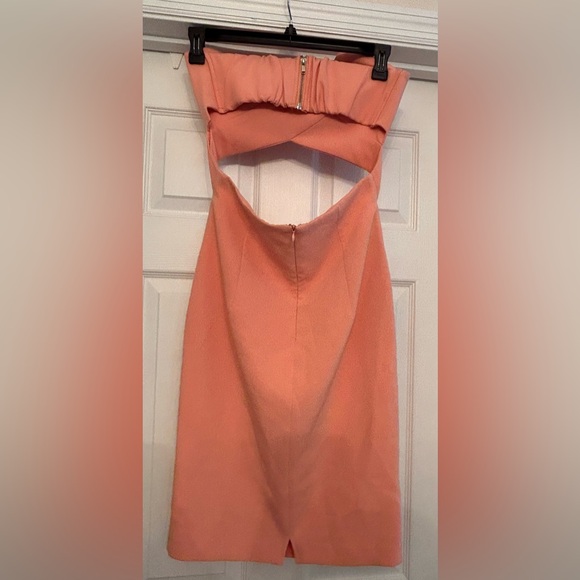 Ivory and Chain Mid Coral Dress Size M - Picture 4 of 8